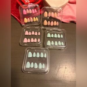 Colorful Press-On Nail Set